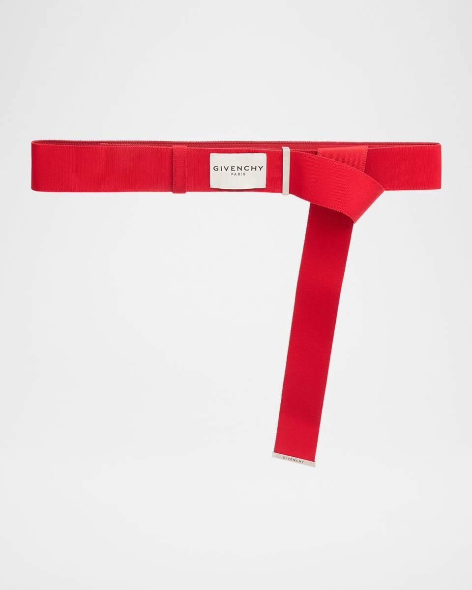 Long Knotted Grosgrain Belt